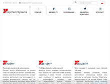 Tablet Screenshot of polychem-systems.com.pl